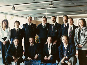 1990 - Malta – Nazionale Italiana in partenza per il Campionato Europeo.